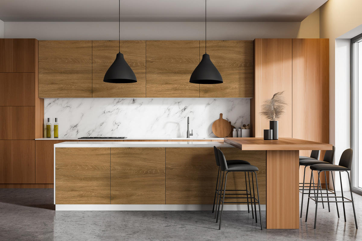 MÖBLAUFKLEBER 100x50 cm braun - Dunkelbraun, Kunststoff (100/50/0.1cm) - Wallfluent