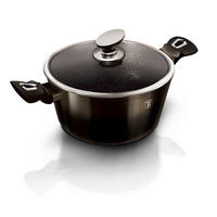TOPF Schwarz 28/28/12.4 cm BH6606 - Schwarz, Metall (28cm) - Berlinger Haus