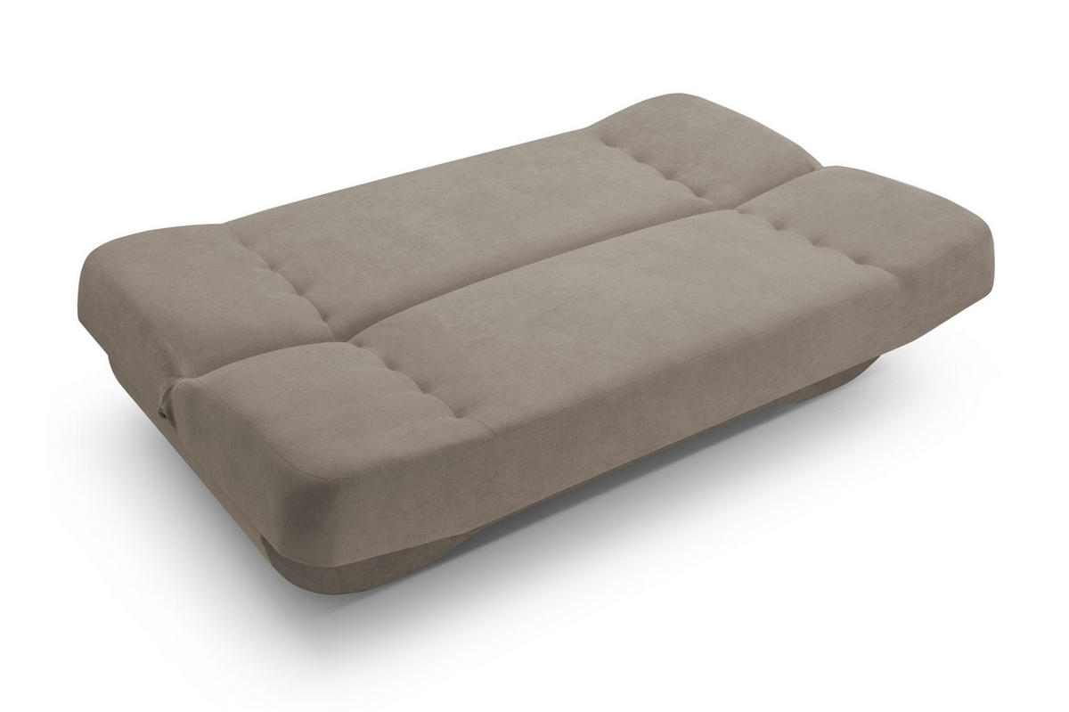 SCHLAFSOFA -PAFOS (Beige) - Beige, Holz (192/90/87cm) - Möblo