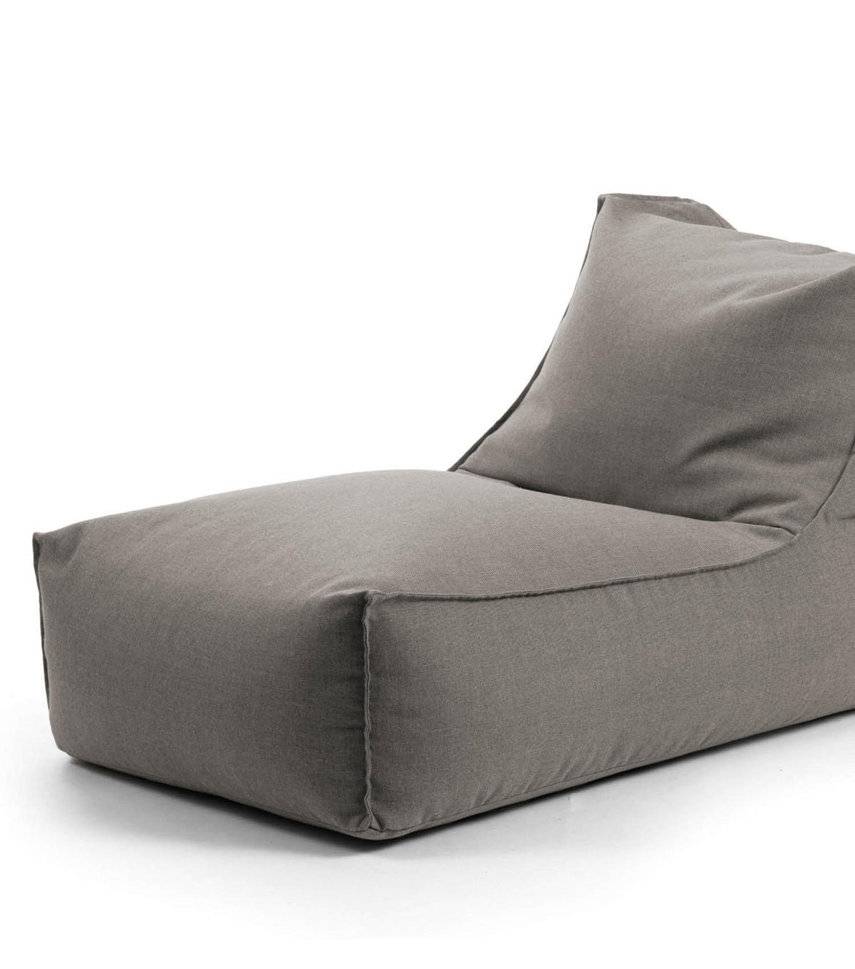 SITZSACK und Hülle Der Sundowner - Dunkelgrau/Grau, Textil (65/65/100cm) - Mokebo
