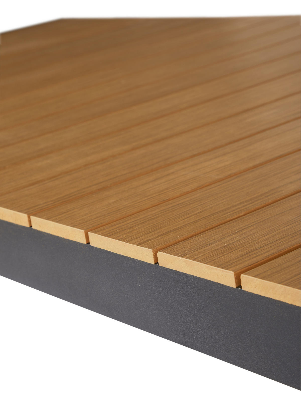 GARTENTISCH Schwarz - Schwarz, Holzwerkstoff (100/275/76cm) - ebuy24