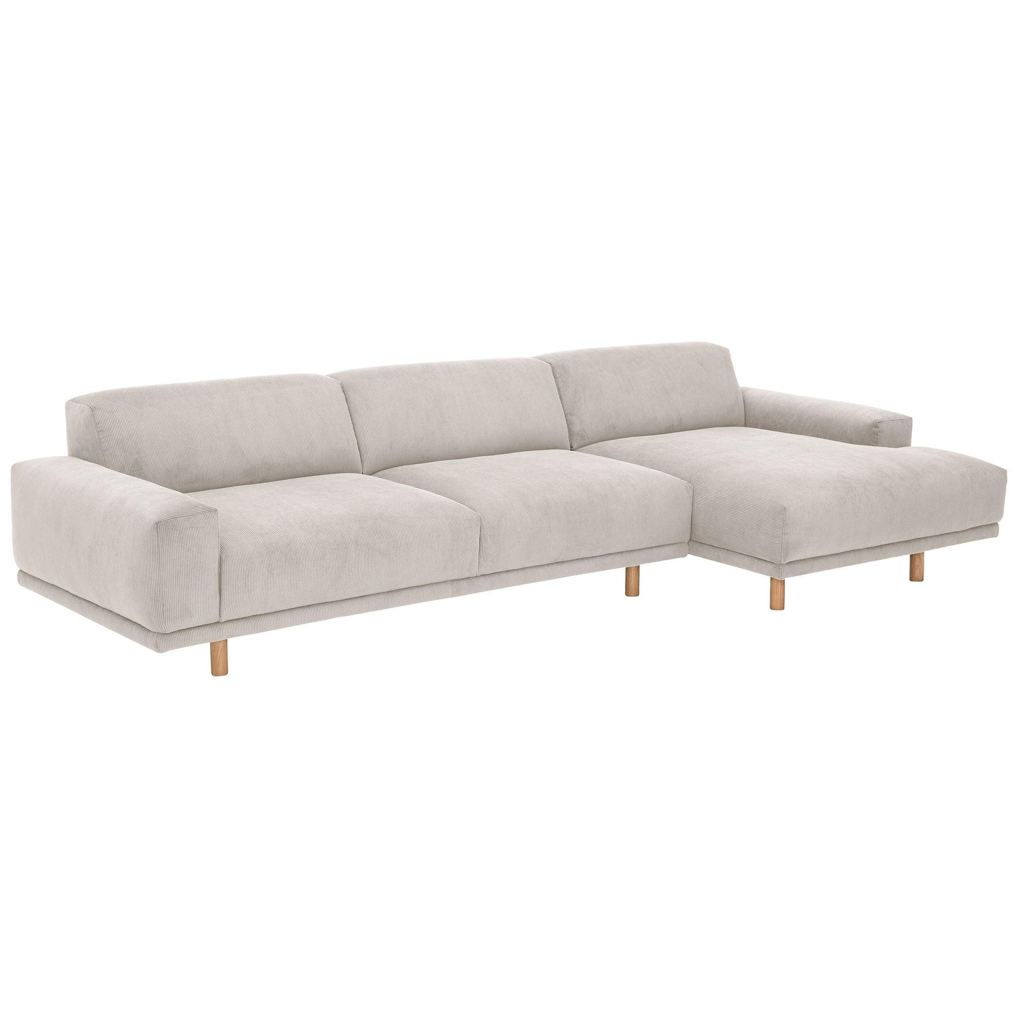 58aufmkessel Ecksofa Beige 283x133 cm