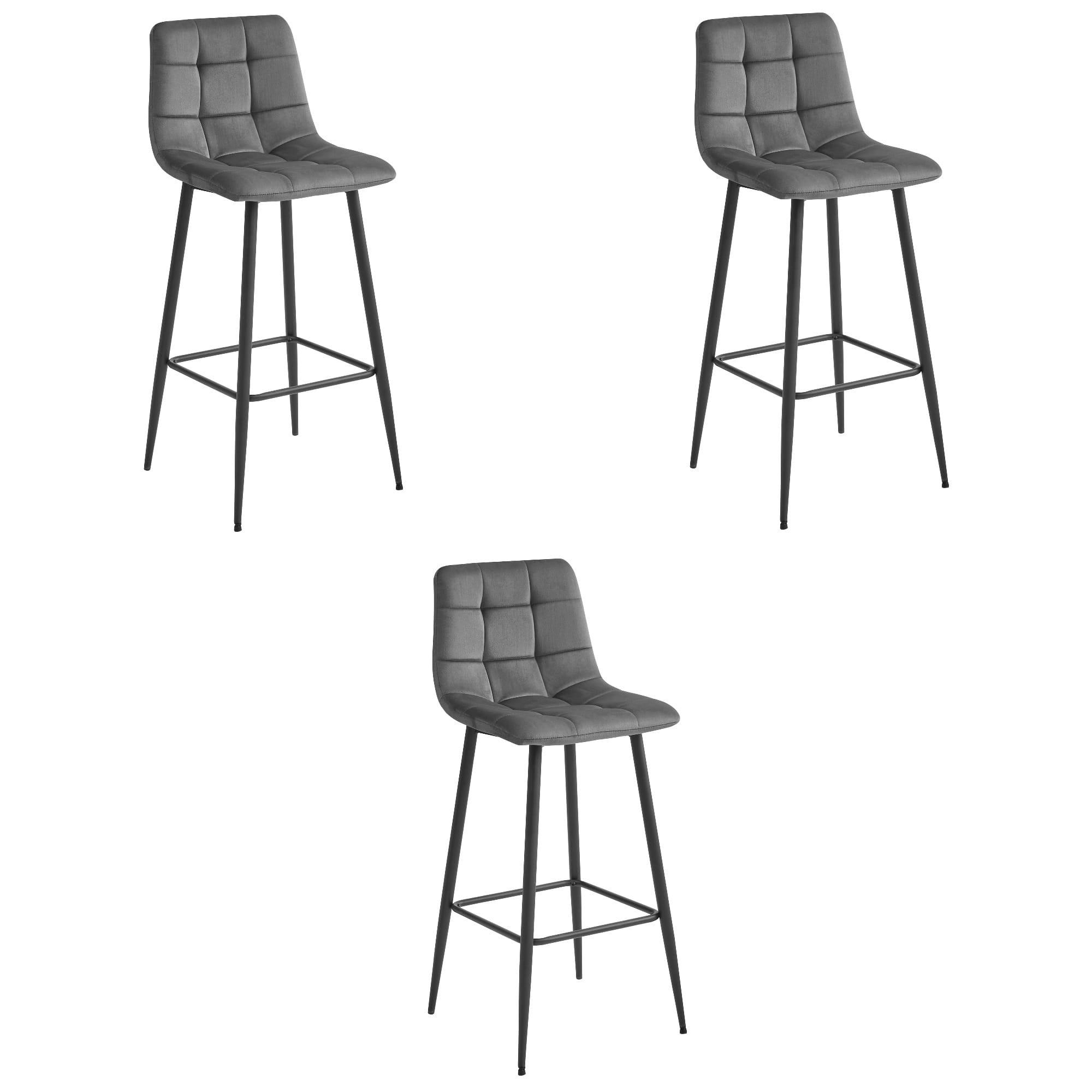 XXXLutz Barhocker Dunkelgrau 43.5x46x32.5 cm