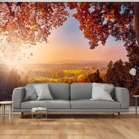 VLIESTAPETE Braun 400/280 cm - Braun/Orange, Textil (400/1cm) - KUNSTLOFT