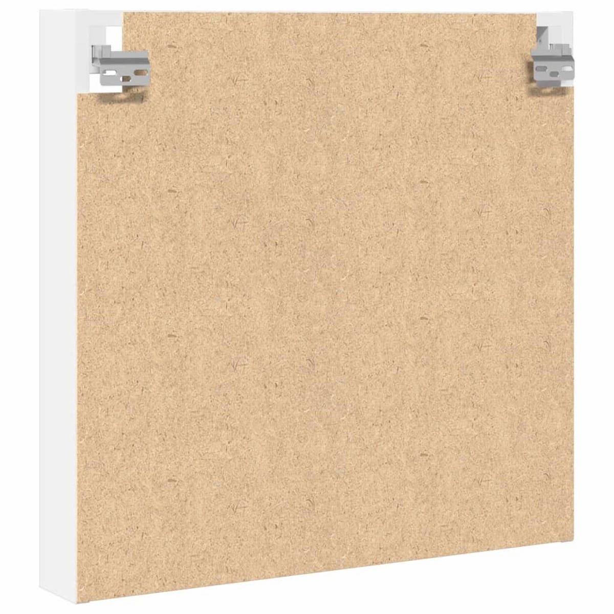 VITRINENSCHRANK Weiss 60/8,5/58 Cm Holzwerkstoff - Weiß, Holzwerkstoff (8.5/58/60cm) - vidaXL