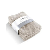 GÄSTEHANDTUCH 3er Set Pura Sandgrau - Sandfarben, Textil (30/50cm) - Herzbach Home