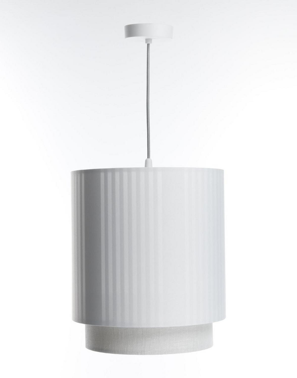 HÄNGELEUCHTE Weiß 30/105 cm - Weiß, Kunststoff (35/0.6/105cm) - ONZENO