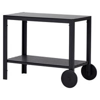 SERVIERWAGEN, Laust, Schwarz, Metall, 90 x 45 x 74 cm - Schwarz, Metall (90/74/45cm) - ebuy24