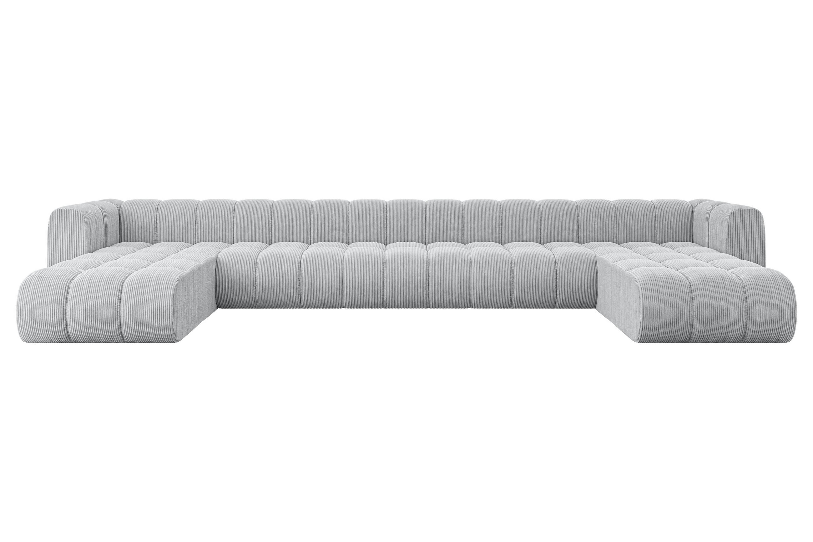 Altdecor Wohnlandschaft Grau 501x70x177 cm