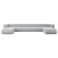 WOHNLANDSCHAFT modulares Sofa Joren-U3 - 501x177x70 cm Grau - Grau, Holzwerkstoff/Textil (501/70/177cm) - ALTDECOR