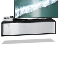 LOWBOARD Lana Fronten in Weiß Hochglanz - Weiß Hochglanz, Holzwerkstoff (120/29/37cm) - Vladon