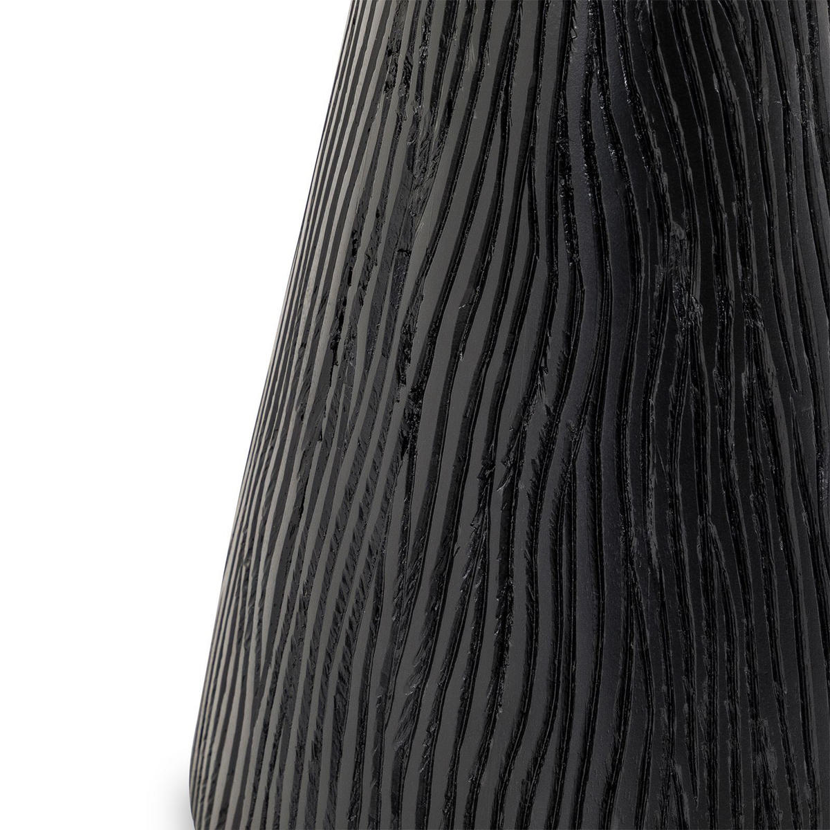 BEISTELLTISCH BHIMA schwarz - Schwarz, Holz (40/40/56cm) - IDIMEX