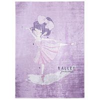 TEPPICH EMMA Violett 80/150 cm - Violett, Kunststoff (80/150cm) - Tapiso