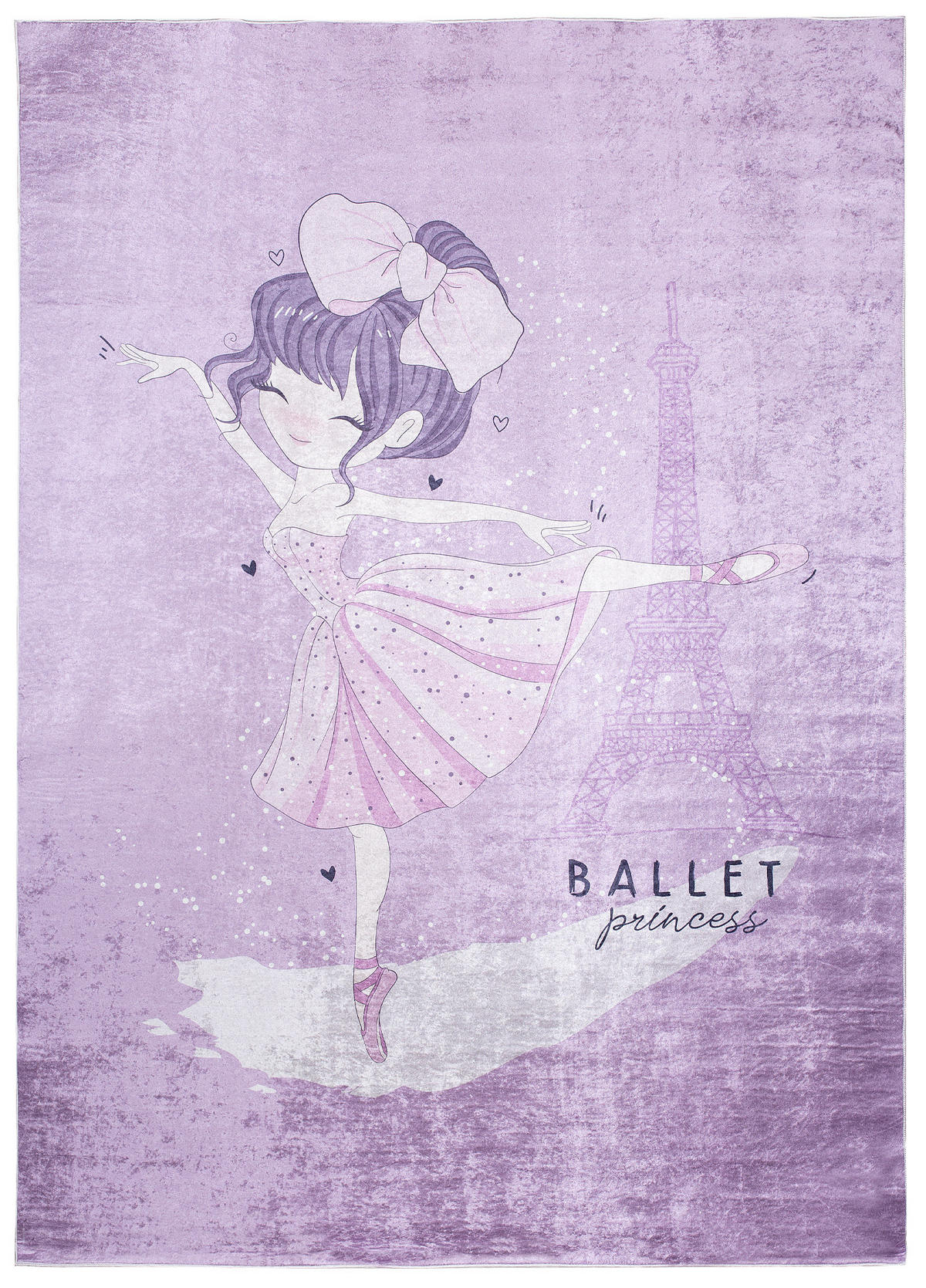 TEPPICH EMMA Violett 80/150 cm - Violett, Kunststoff (80/150cm) - Tapiso