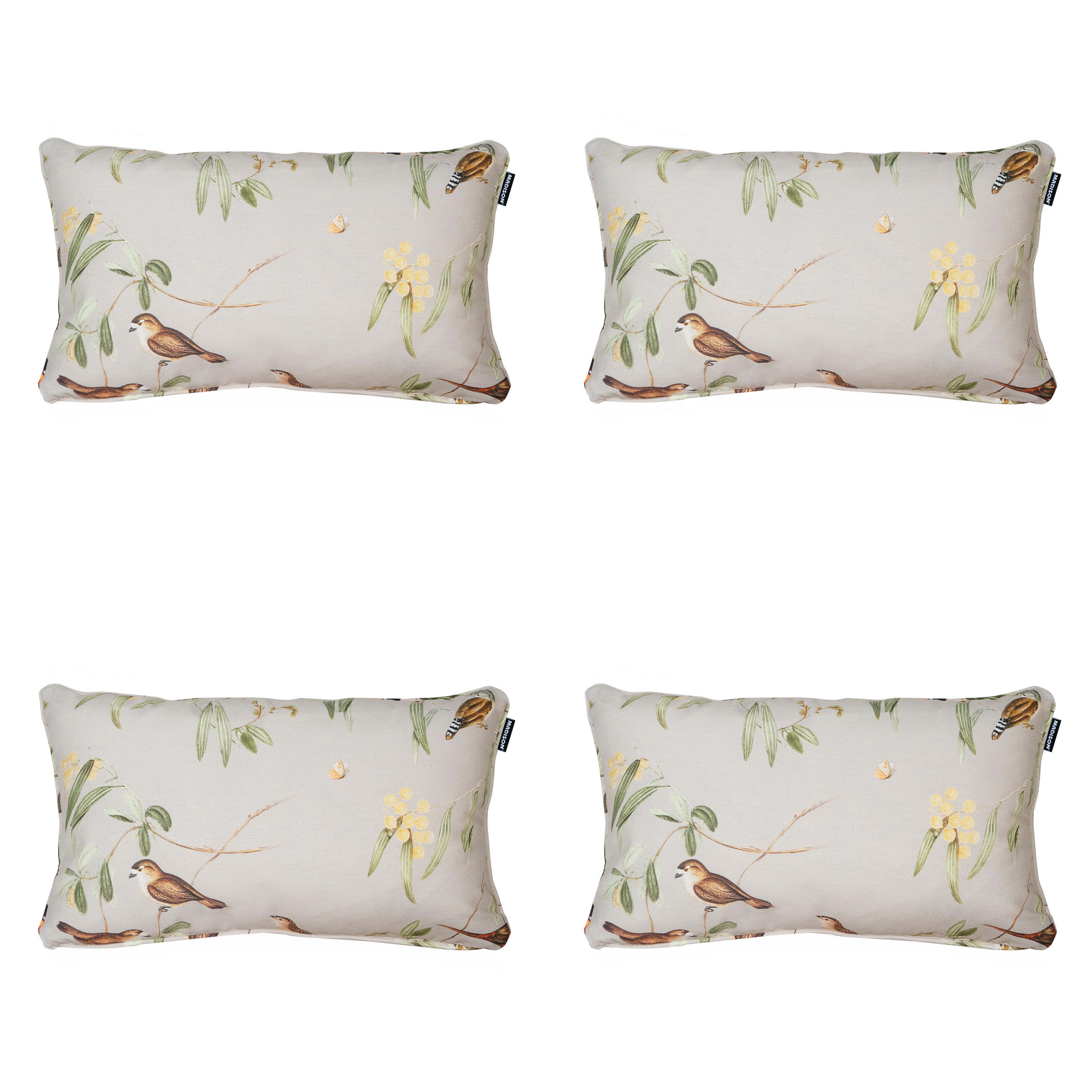 DEKORATIONSKISSEN Aria - Beige - 30/50/10 cm - 4er-Set - Beige, Textil (50/30cm) - Madison