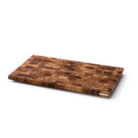 SCHNEIDEBRETT Stirnholz 4852 - Braun, Holz (20/53cm) - Continenta