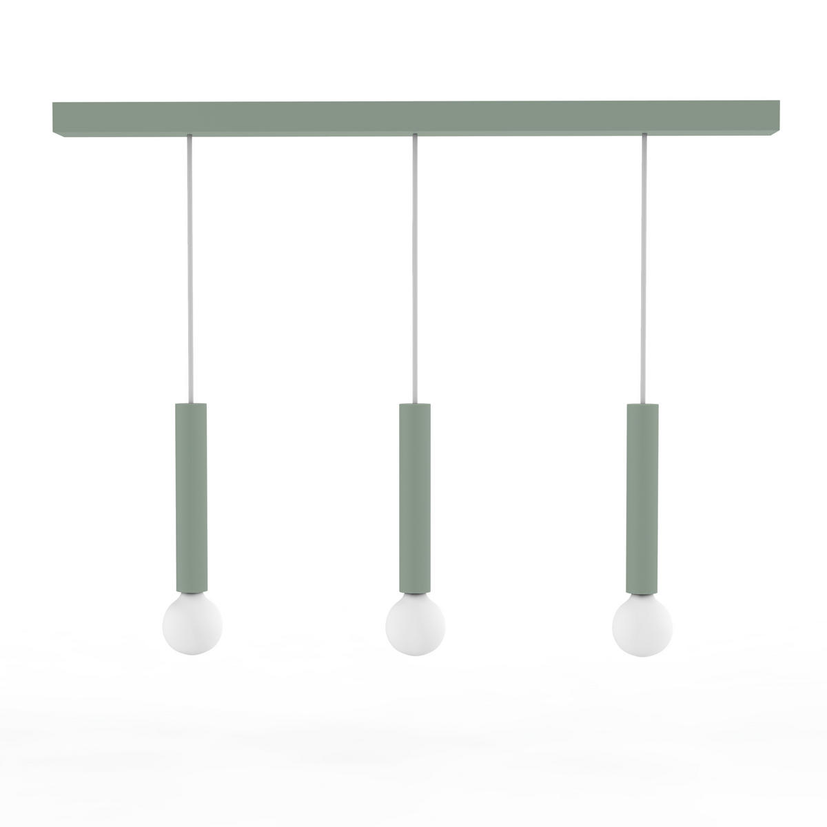 HÄNGELEUCHTE - Grün, Metall (6/100/40cm) - Lumicom