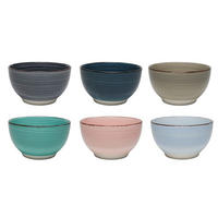 SCHÜSSEL Suppenschalen / Schalen Barbados ø 14 cm - 6 Stück - Multicolor, Keramik (2/7/14cm) - Studio Tavola