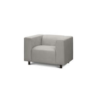 SESSEL July Weiß 95 × 80 × 57 cm - Weiß, Textil (95/57/80cm) - Pillovely