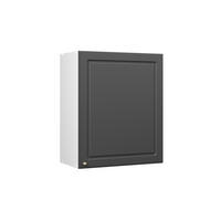 HÄNGESCHRANK Fame-Line, Anthrazit Landhaus, 60 cm - Anthrazit/Weiß, Holzwerkstoff (60/72/34.1cm) - Vicco