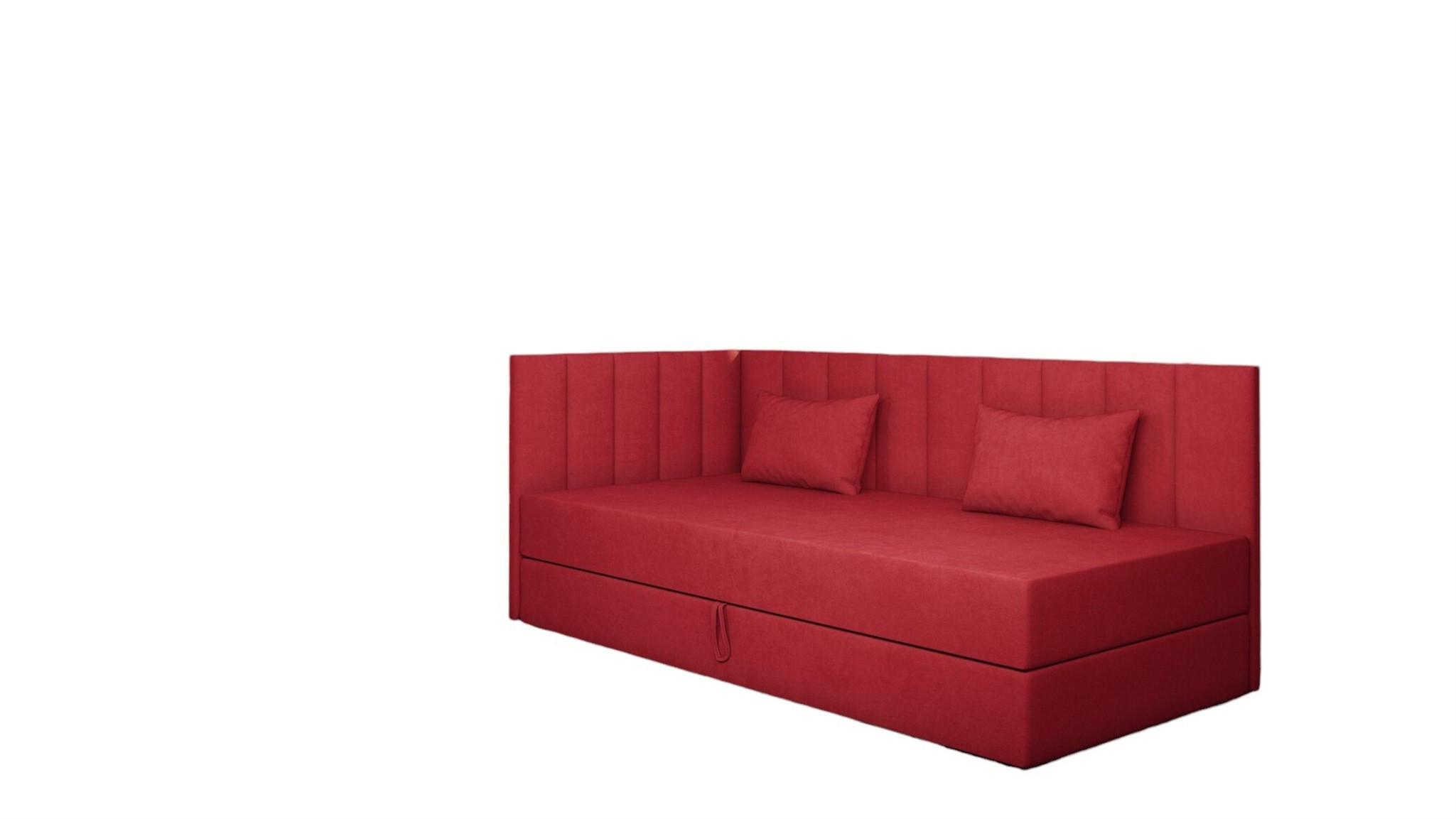 SOFA Thelma In Opera - Rot, Holzwerkstoff/Textil (207/90/97cm) - Fun Möbel