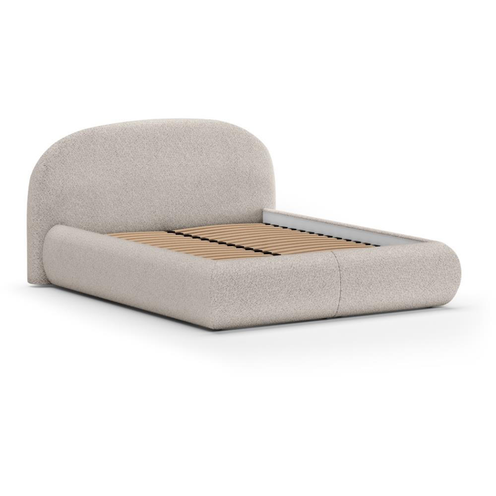 Beautysofa Polsterbett Beige 160x200 cm