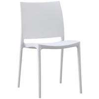 STUHL Merle weiß - Weiß, Kunststoff (42/81/49cm) - TPFGarden