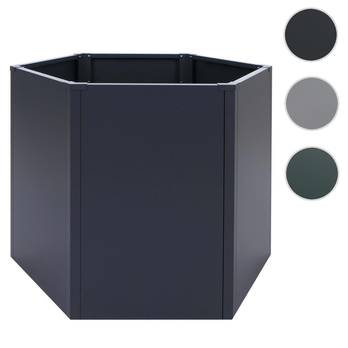 HOCHBEET Anthrazit - Anthrazit, Metall (100/77/88cm) - MCW