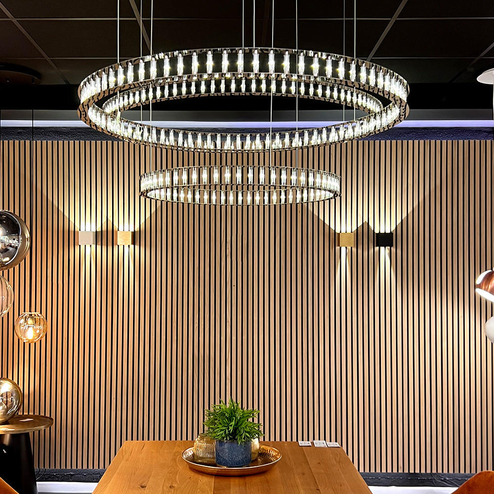 Thumbnail - s.luce Led-Hängelampe, Schwarz, Metall, Rund, 80x5x80 cm, Lampen & Leuchten, LED Beleuchtung, LED-Hängeleuchten