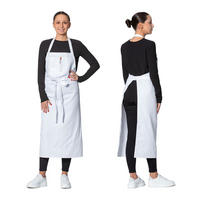 SCHÜRZE , 80x100 cm, 65% Baumwolle, 35% Polyester, Weiß - Weiß, Textil (80/100cm) - Zollner