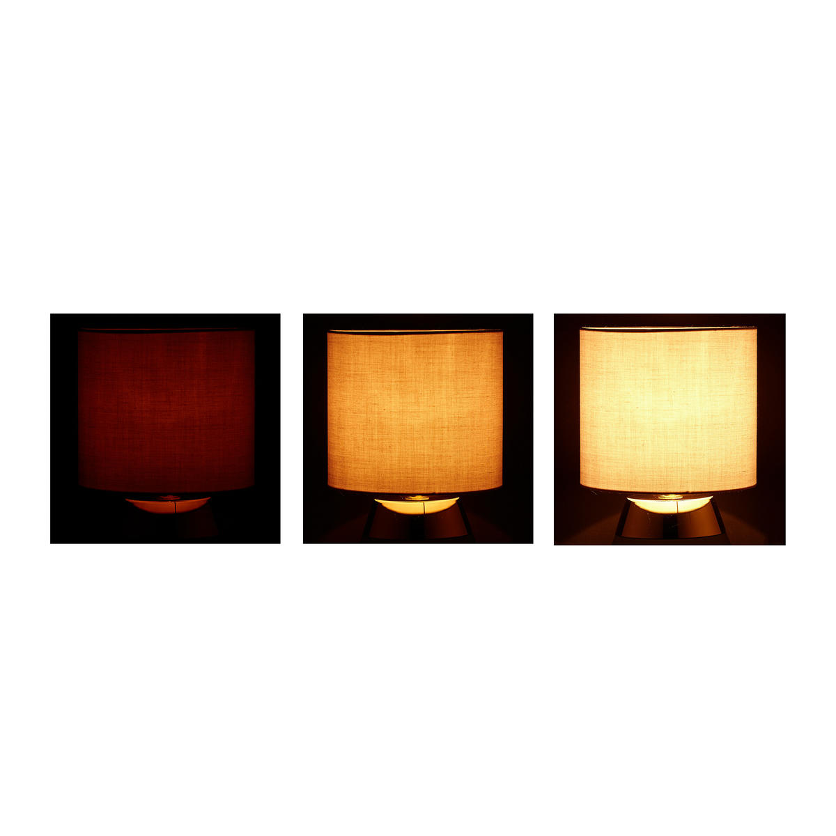 TISCHLAMPE - Grün, Kunststoff/Textil (18/18/32cm) - Relaxdays
