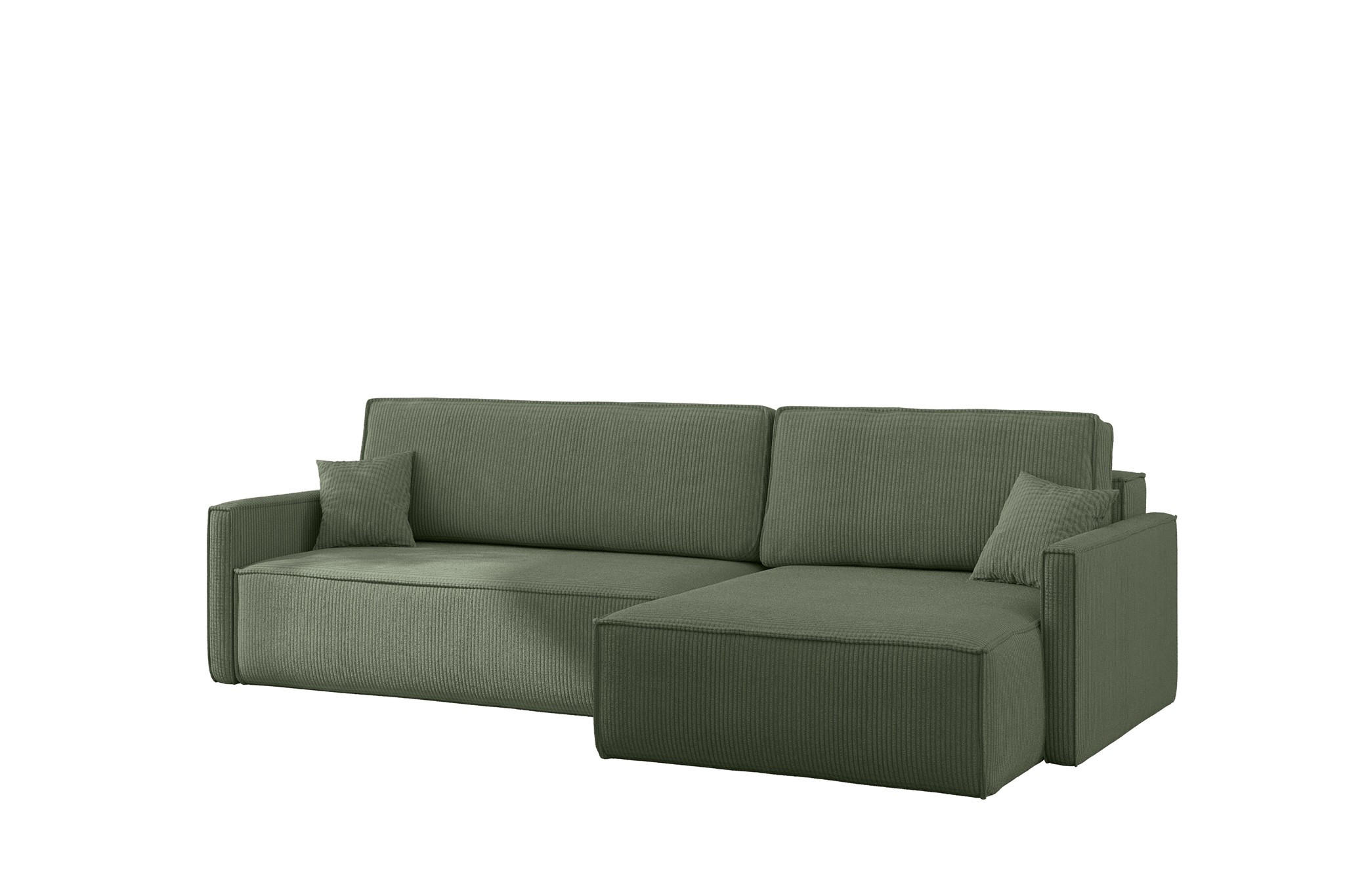 Fun Möbel Ecksofa Grün 250x142 cm