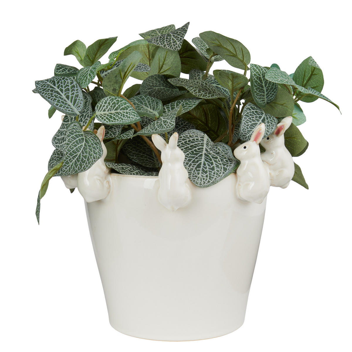 BLUMENTOPF Circle Of Friends - Weiß, Keramik (12cm) - Butlers