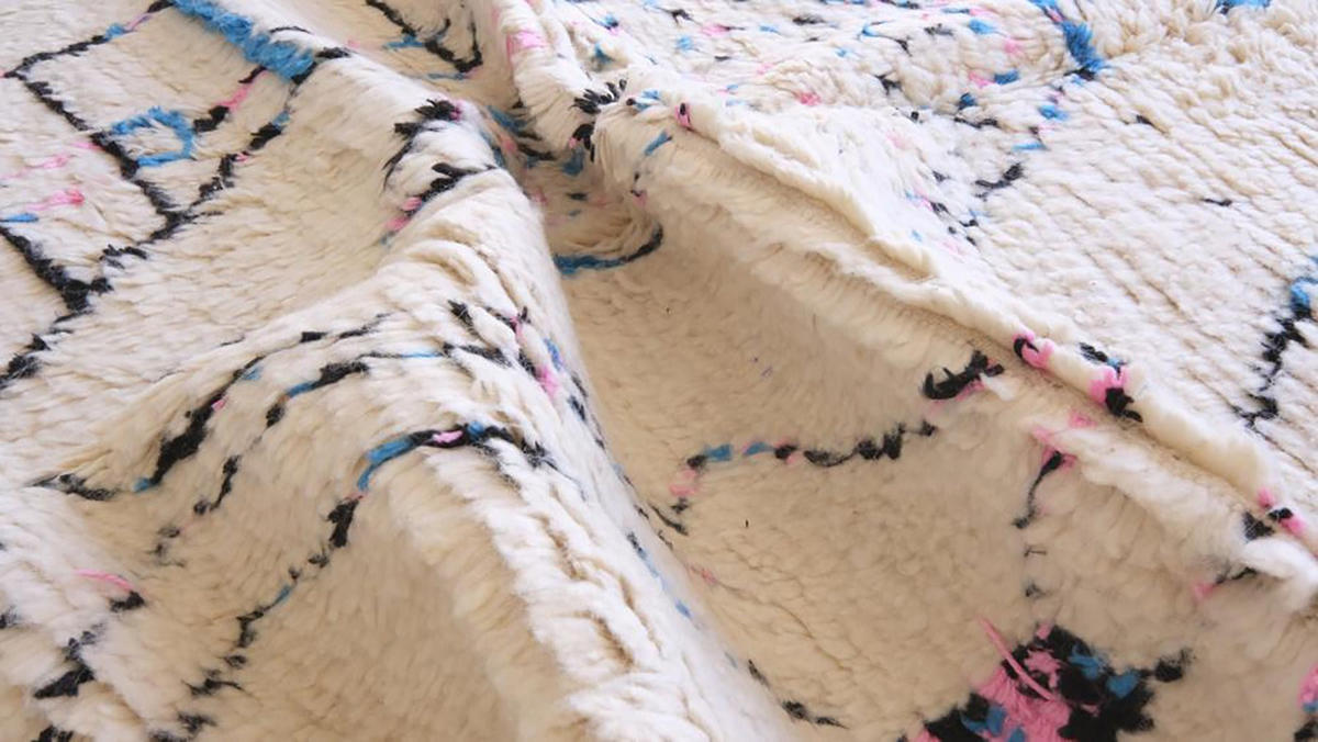 BERBERTEPPICH aus reiner Wolle 193x 291 cm - Multicolor, Naturmaterialien (193/291cm) - AFK Living