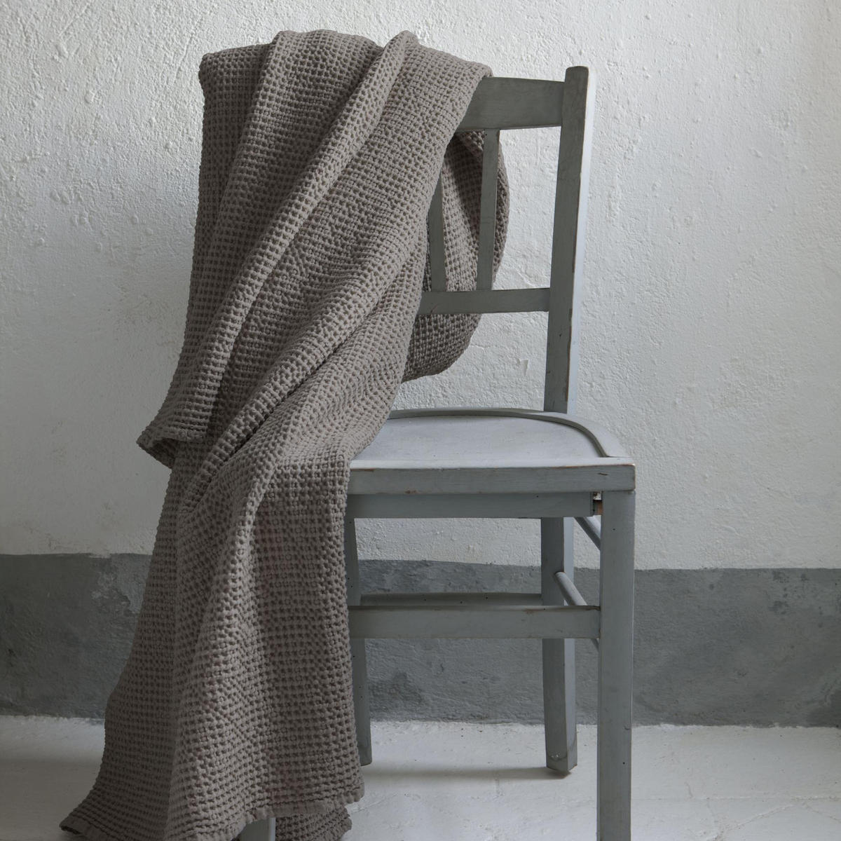 PLAID Maia gewittergrau 140 x 200 cm - Grau, Textil (140/200cm) - Vivaraise
