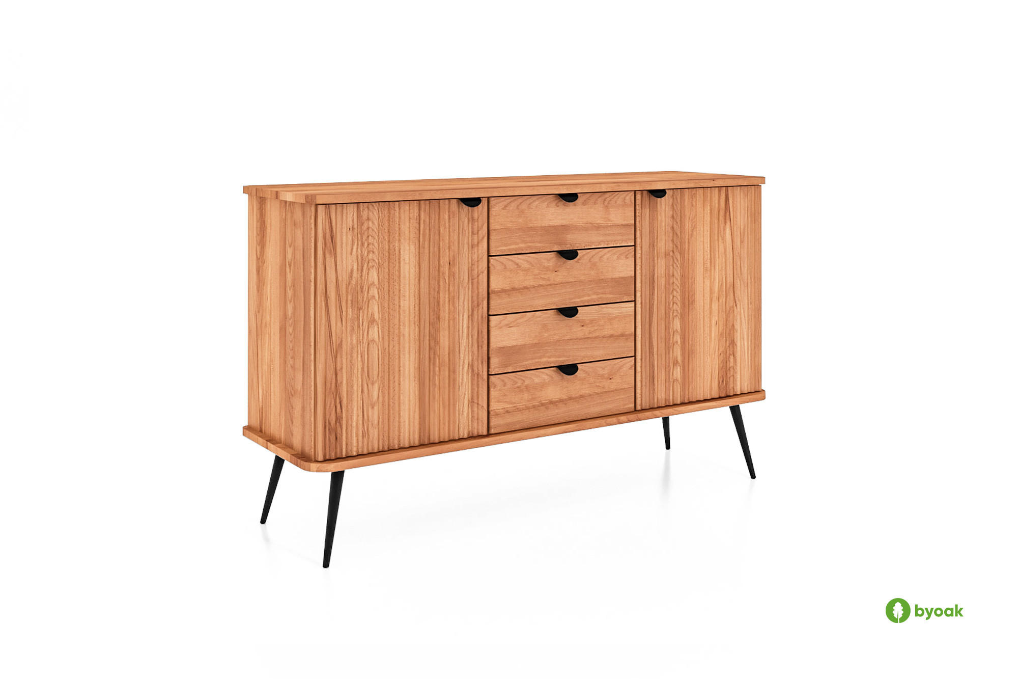 KOMMODE LINA - Kernbuche, Holz (144/87/46cm) - byoak