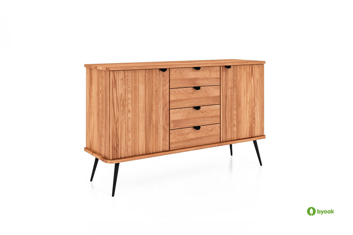 KOMMODE LINA - Kernbuche, Holz (144/87/46cm) - byoak