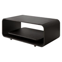 COUCHTISCH Elio - Anthrazit/Schwarz, Holzwerkstoff (100/50/41cm) - MIRJAN24