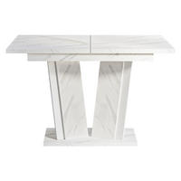 ESSTISCH ausziehbar Doha II - Weiß, Holzwerkstoff (80/120/75cm) - MIRJAN24