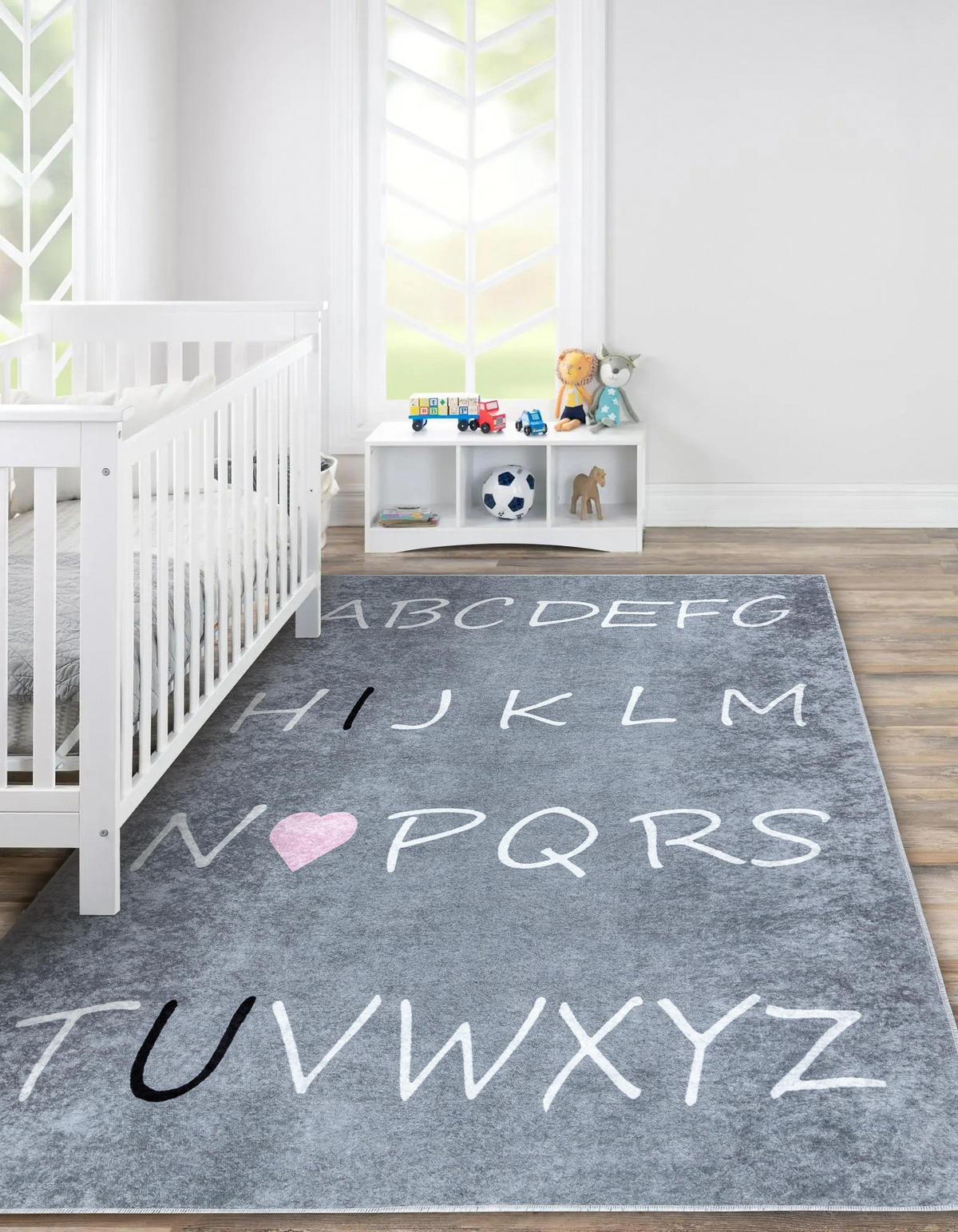 TEPPICH Junior 140/190 cm - Grau, Textil (140/190cm) - rugsX