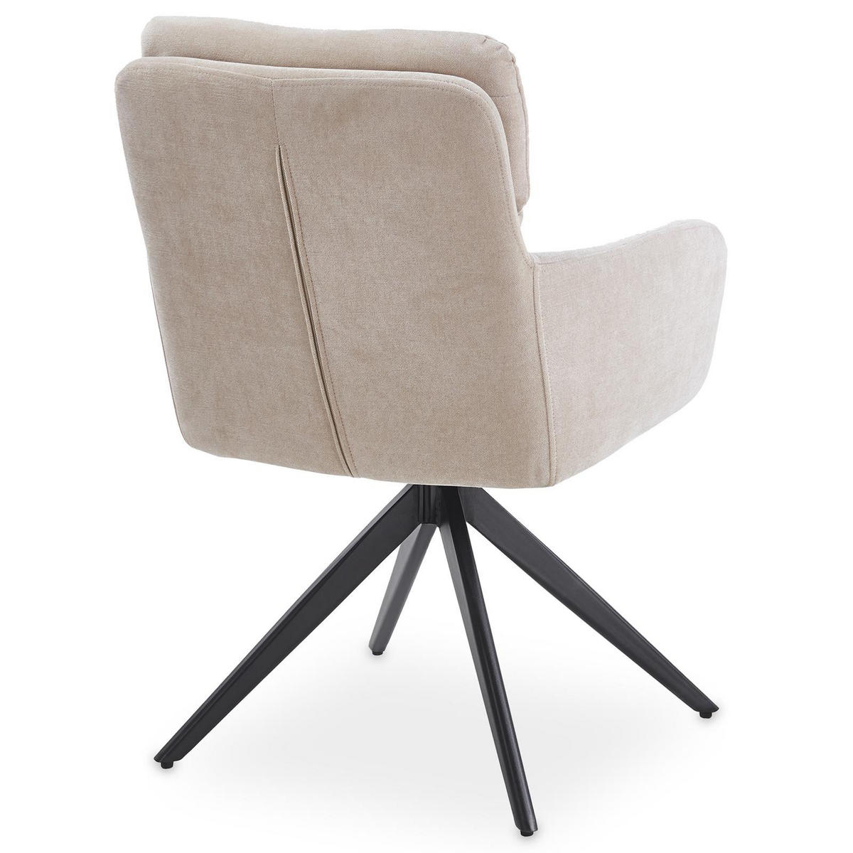 ESSZIMMERSTÜHLE ELARA beige - Beige, Textil (58/87/63cm) - IDIMEX
