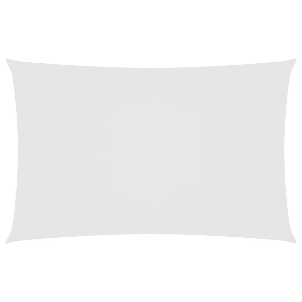 SONNENSEGEL Oxford-Gewebe Rechteckig 6x8 m Weiß - Weiß, Textil (800/600cm) - furnicato