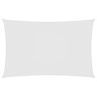 SONNENSEGEL Oxford-Gewebe Rechteckig 6x8 m Weiß - Weiß, Textil (800/600cm) - furnicato