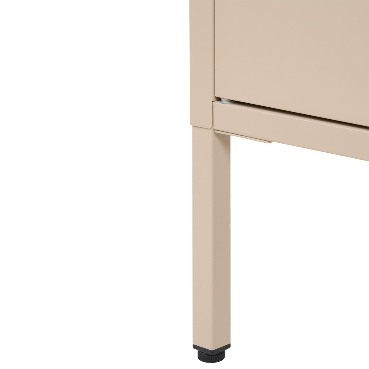 BÜROSCHRANK Metall Beige Uria - Beige, Metall (100/65/40cm) - Beliani
