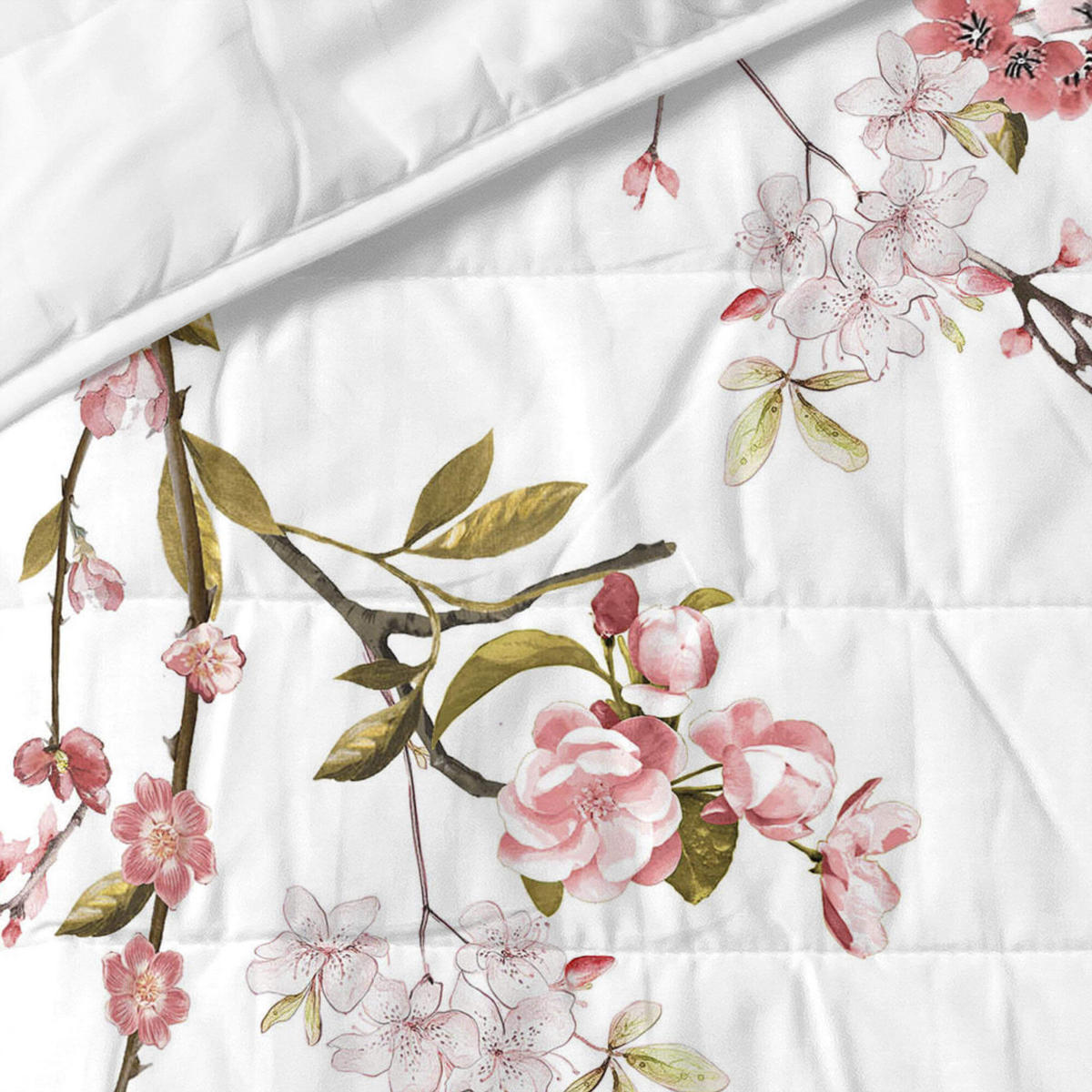 TAGESDECKE sakura 180x260 cm (bett 80/90/105) mehrfarbig - Multicolor, Textil (180/260cm) - Happy Friday