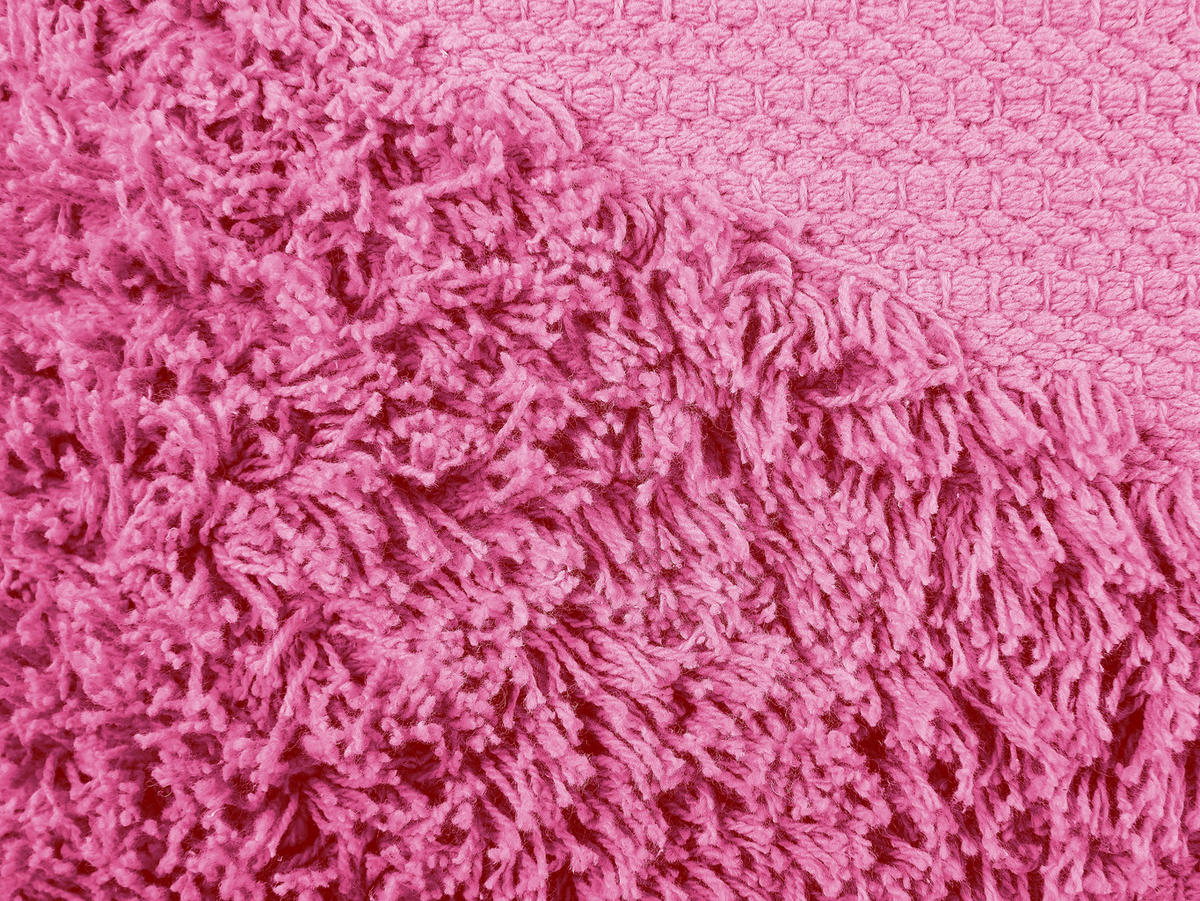 DEKOKISSEN 2er-Set Rosa 45/45 cm Rhoeo - Pink, Naturmaterialien/Textil (45/45cm) - Beliani