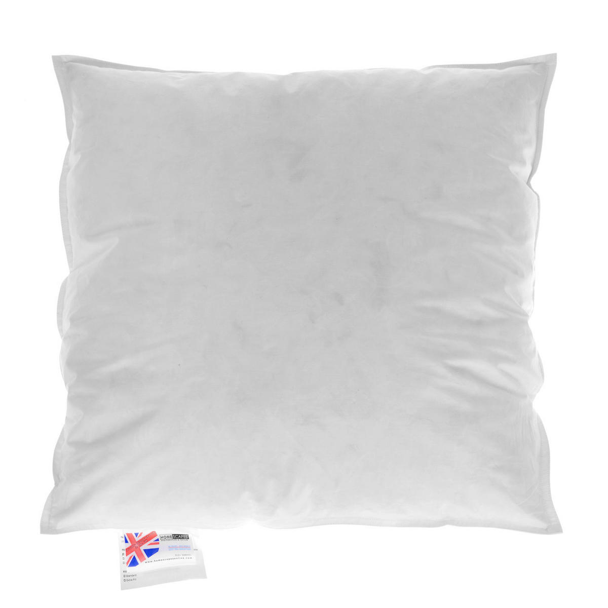 FÜLLKISSEN 45/45 cm – Gänse-Daunen - Weiß, Textil (45/45cm) - Homescapes