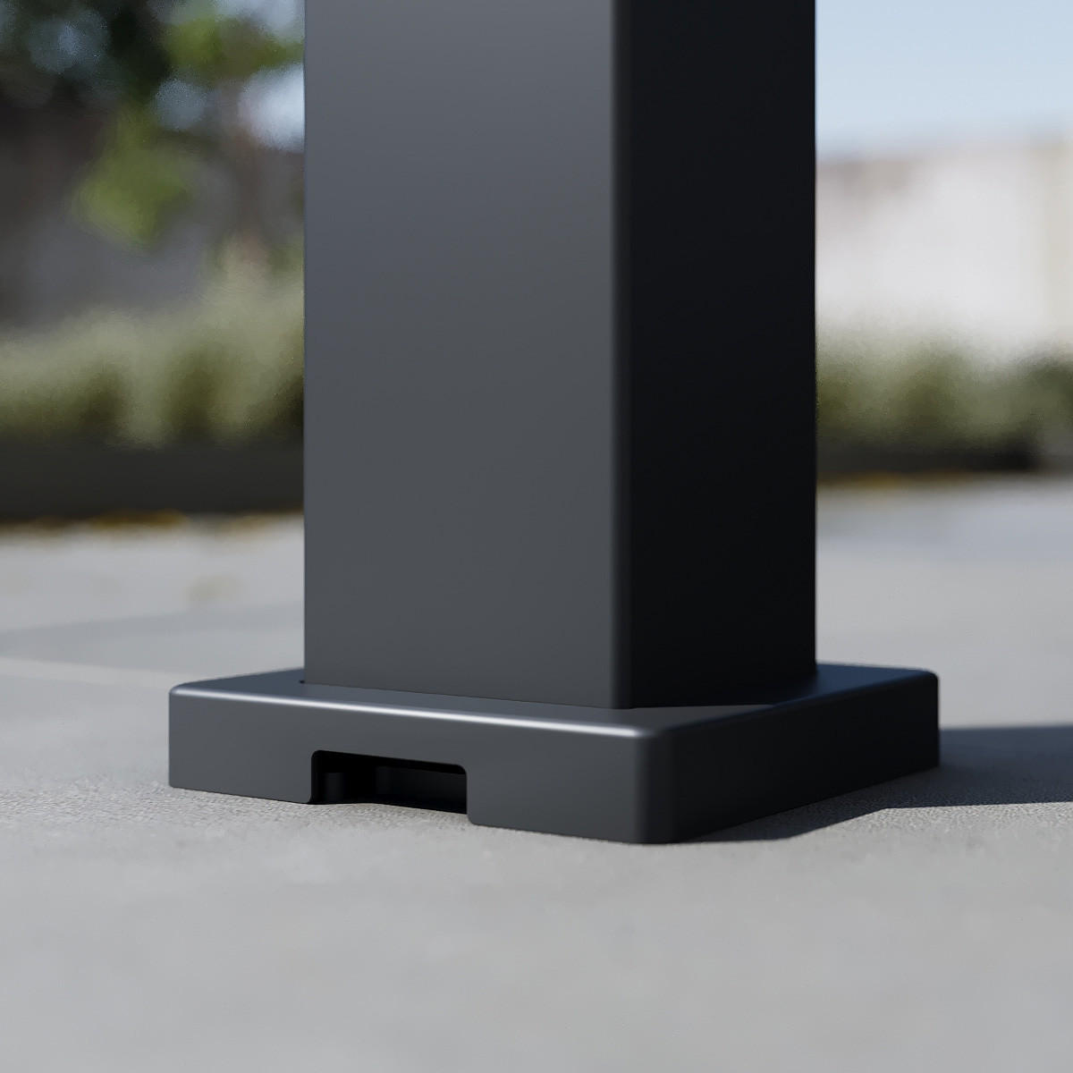 PERGOLA Classic Pavillon Terrassenüberdachung Aluminium 3 x 4 M anthrazit - Anthrazit, Metall (400/255/300cm) - WEIDE