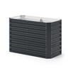 HOCHBEET Anthrazit 120 x 60 cm - Anthrazit, Metall (120/80/60cm) - OK-Living
