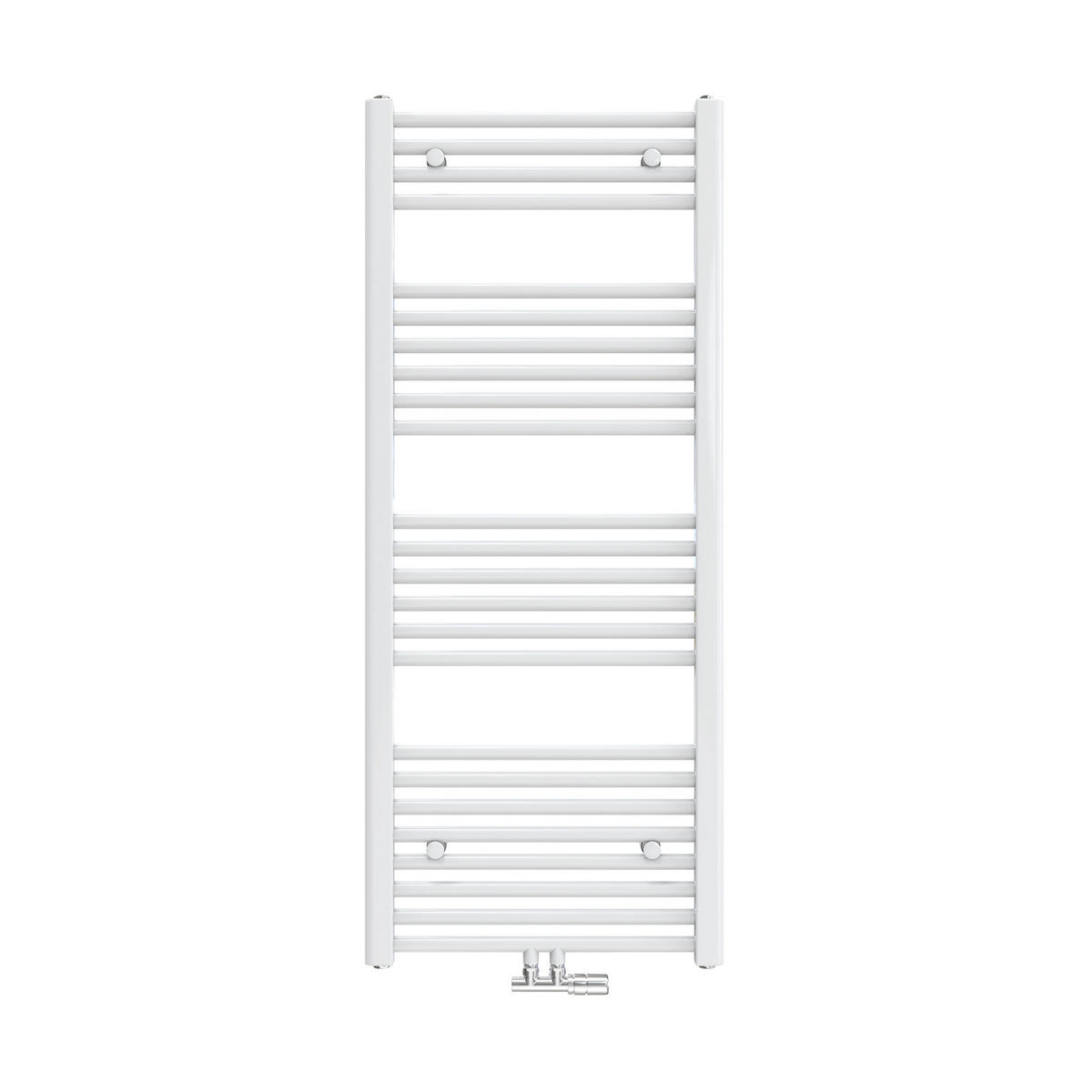 HEIZKÖRPER Handtuchheizkörper wasserführend 120/50/3 cm - Weiß, Metall (50/120/3cm) - EMKE